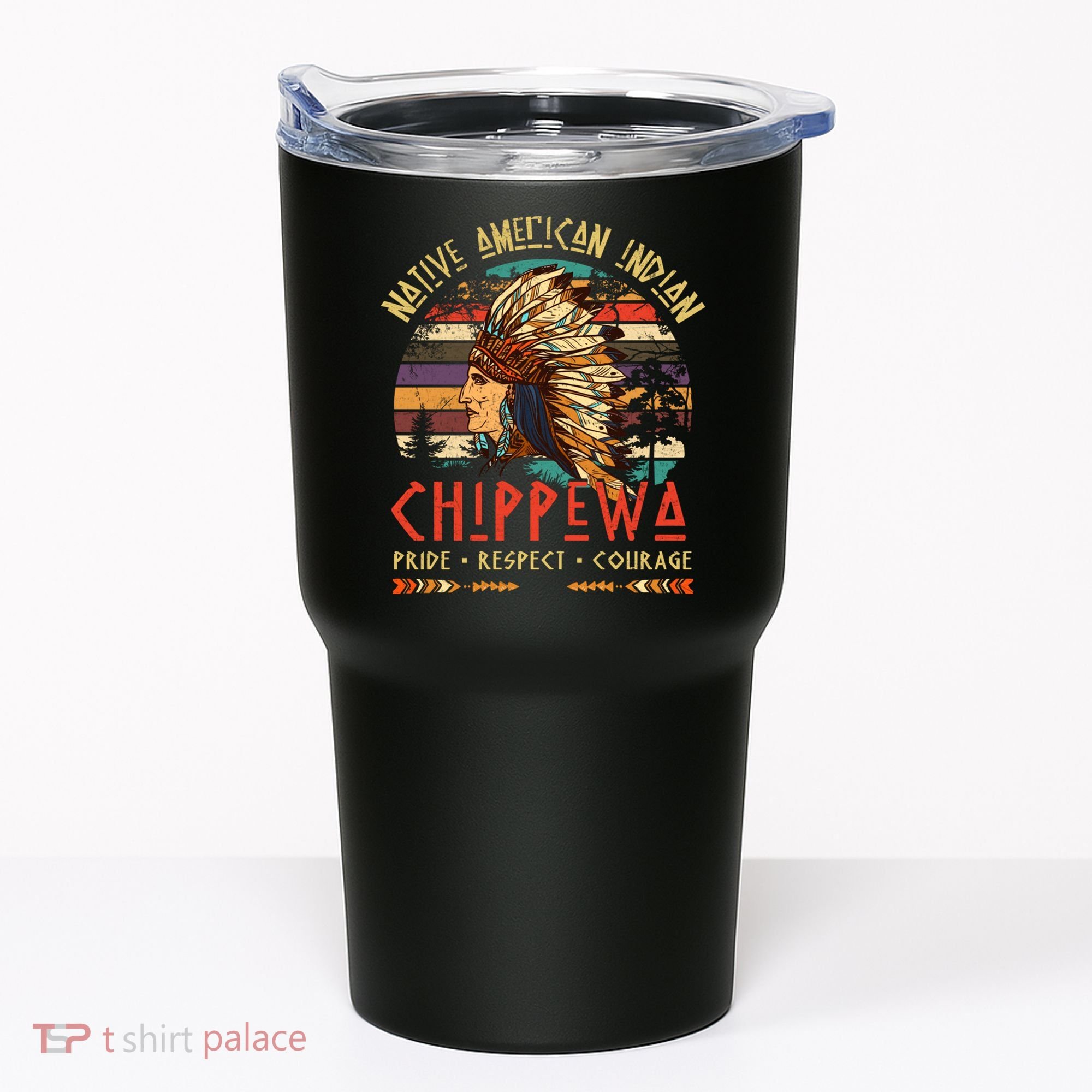 Chippewa Native American Indian Pride Indigenous Tribe Tumbler