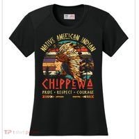 Chippewa Native American Indian Pride Indigenous Tribe Women's Cooling Performance Crew T-Shirt thumb 0