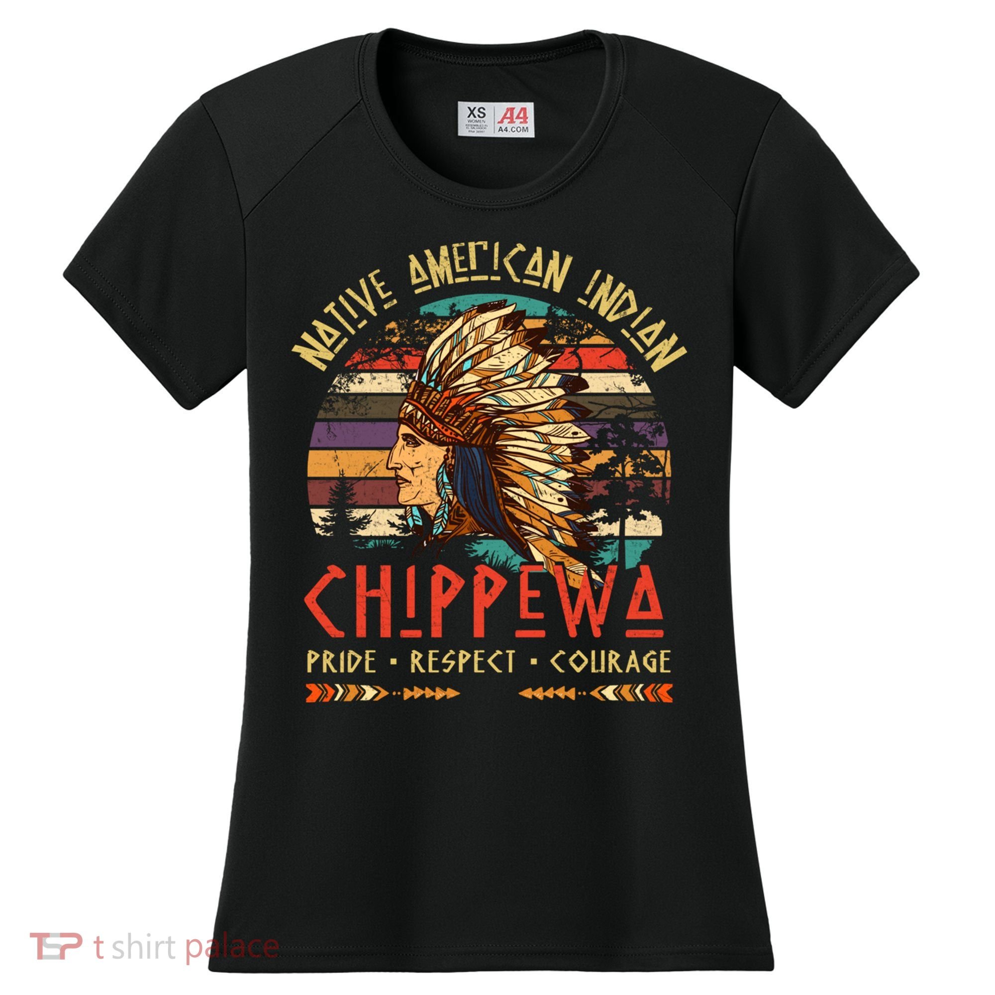 Chippewa Native American Indian Pride Indigenous Tribe Women's Cooling Performance Crew T-Shirt
