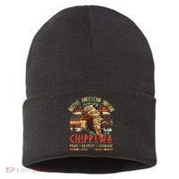 Chippewa Native American Indian Pride Indigenous Tribe Sustainable Knit Beanie thumb 0