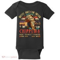 Chippewa Native American Indian Pride Indigenous Tribe Baby Bodysuit thumb 0