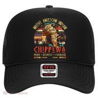 Chippewa Native American Indian Pride Indigenous Tribe Hat thumb 0