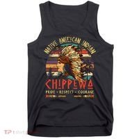 Chippewa Native American Indian Pride Indigenous Tribe Tank Top thumb 0