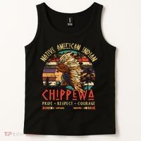 Chippewa Native American Indian Pride Indigenous Tribe Tank Top thumb 2