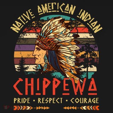 Chippewa Native American Indian Pride Indigenous Tribe Tank Top