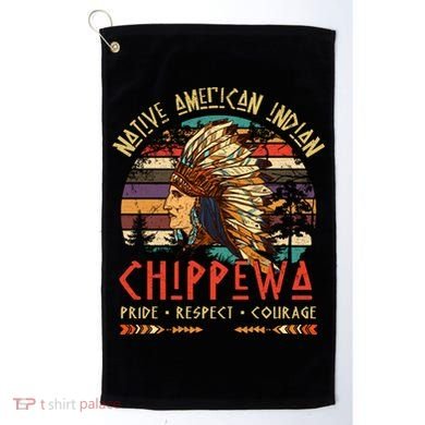 Chippewa Native American Indian Pride Indigenous Tribe Golf Towel