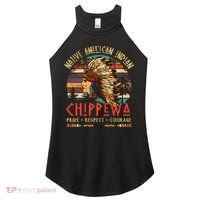 Chippewa Native American Indian Pride Indigenous Tribe Women's Perfect Tri Rocker Tank thumb 0