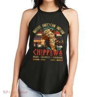 Chippewa Native American Indian Pride Indigenous Tribe Women's Perfect Tri Rocker Tank thumb 2