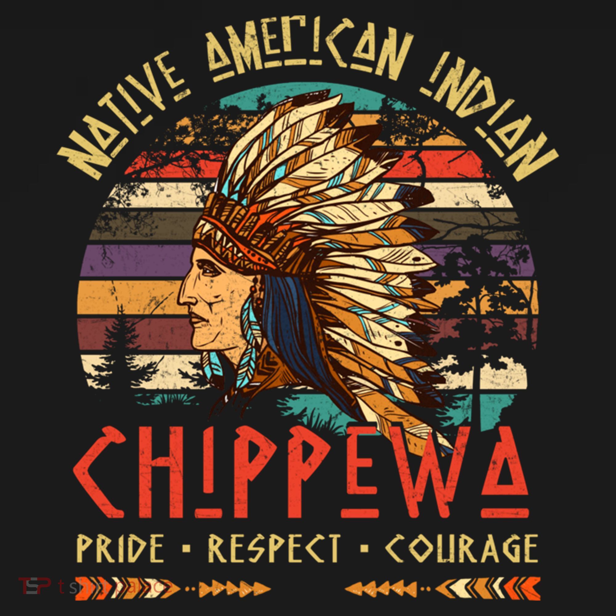 Chippewa Native American Indian Pride Indigenous Tribe Women's T-Shirt