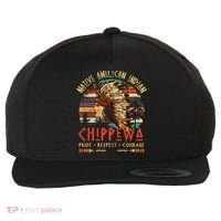 Chippewa Native American Indian Pride Indigenous Tribe Wool Snapback Cap thumb 0