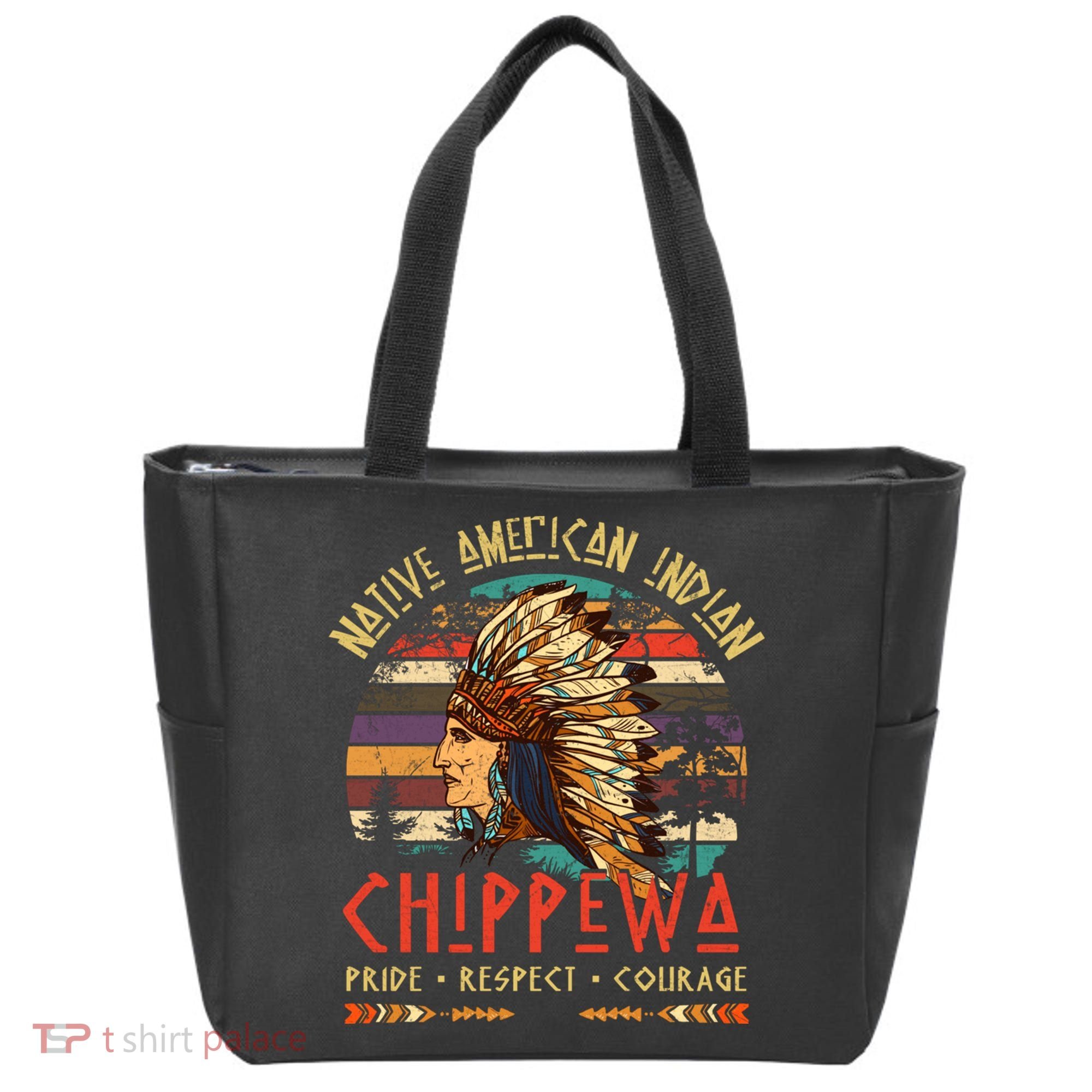 Chippewa Native American Indian Pride Indigenous Tribe Tote Bag