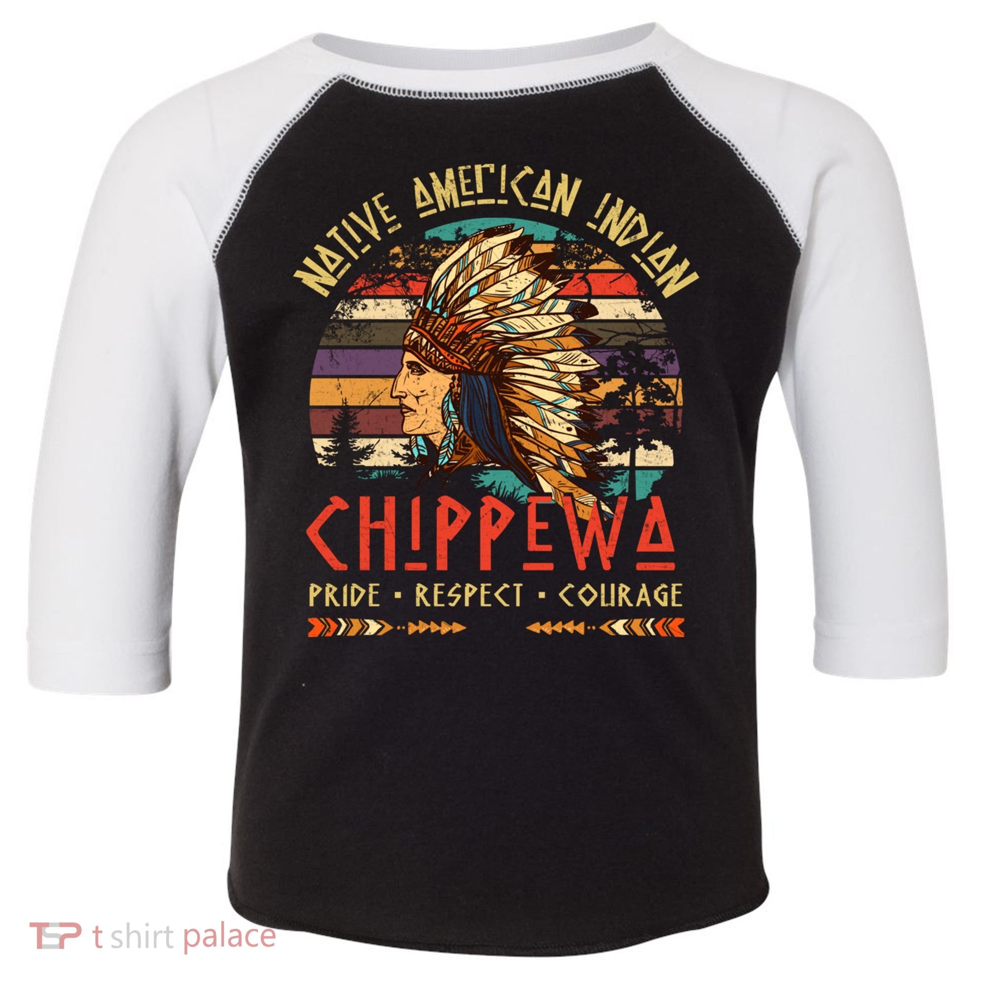 Chippewa Native American Indian Pride Indigenous Tribe Toddler Fine Jersey T-Shirt