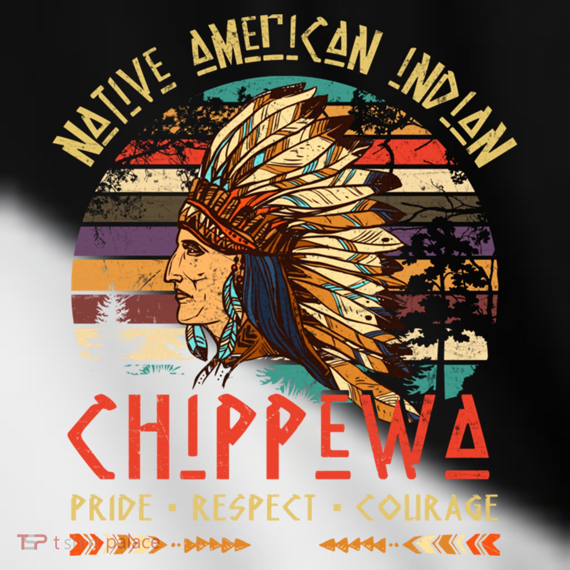 Chippewa Native American Indian Pride Indigenous Tribe Toddler Fine Jersey T-Shirt