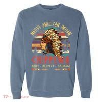 Chippewa Native American Indian Pride Indigenous Tribe Garment-Dyed Sweatshirt thumb 0
