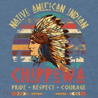 Chippewa Native American Indian Pride Indigenous Tribe Garment-Dyed Sweatshirt thumb 2