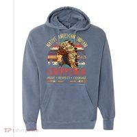 Chippewa Native American Indian Pride Indigenous Tribe Comfort Colors Garment-Dyed Hooded Sweatshirt thumb 0