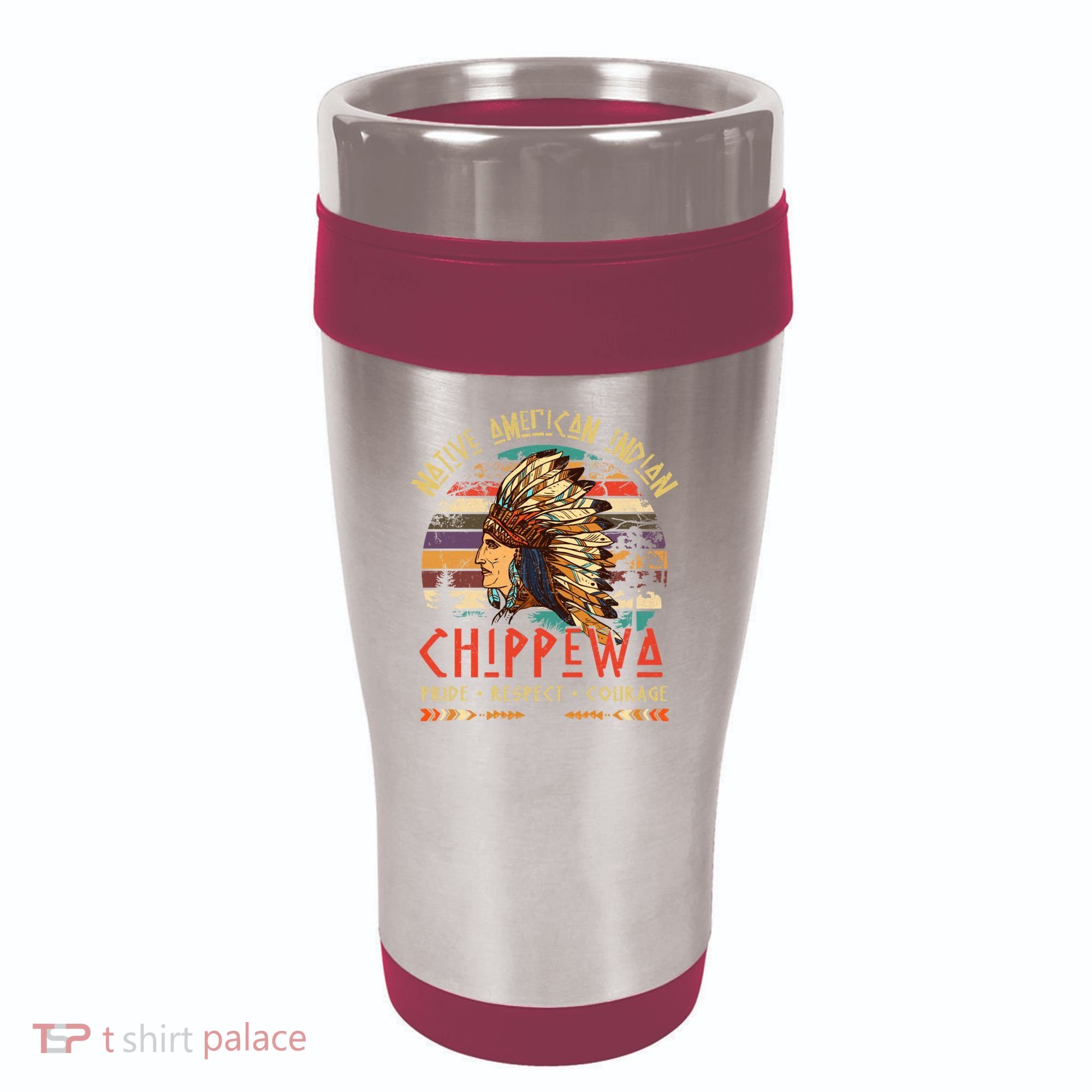 Chippewa Native American Indian Pride Indigenous Tribe 16oz Travel Tumbler