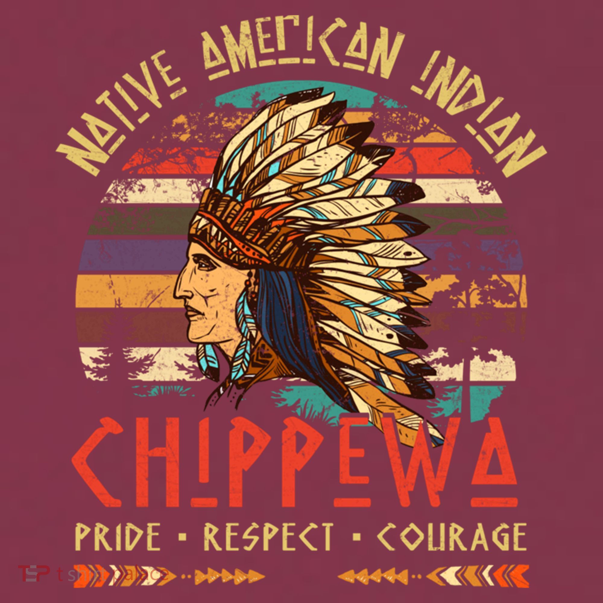 Chippewa Native American Indian Pride Indigenous Tribe 16oz Travel Tumbler