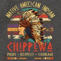 Chippewa Native American Indian Pride Indigenous Tribe Vector Backpack thumb 2