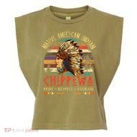 Chippewa Native American Indian Pride Indigenous Tribe Garment-Dyed Women's Muscle Tee thumb 0
