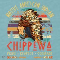 Chippewa Native American Indian Pride Indigenous Tribe Sueded Cloud Jersey T-Shirt thumb 2
