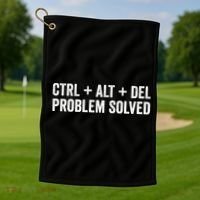 Computer Nerds And Geeks Funny Statements Golf Towel thumb 1