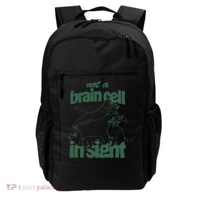Cat Not A Brain Cell In Sight Backpack