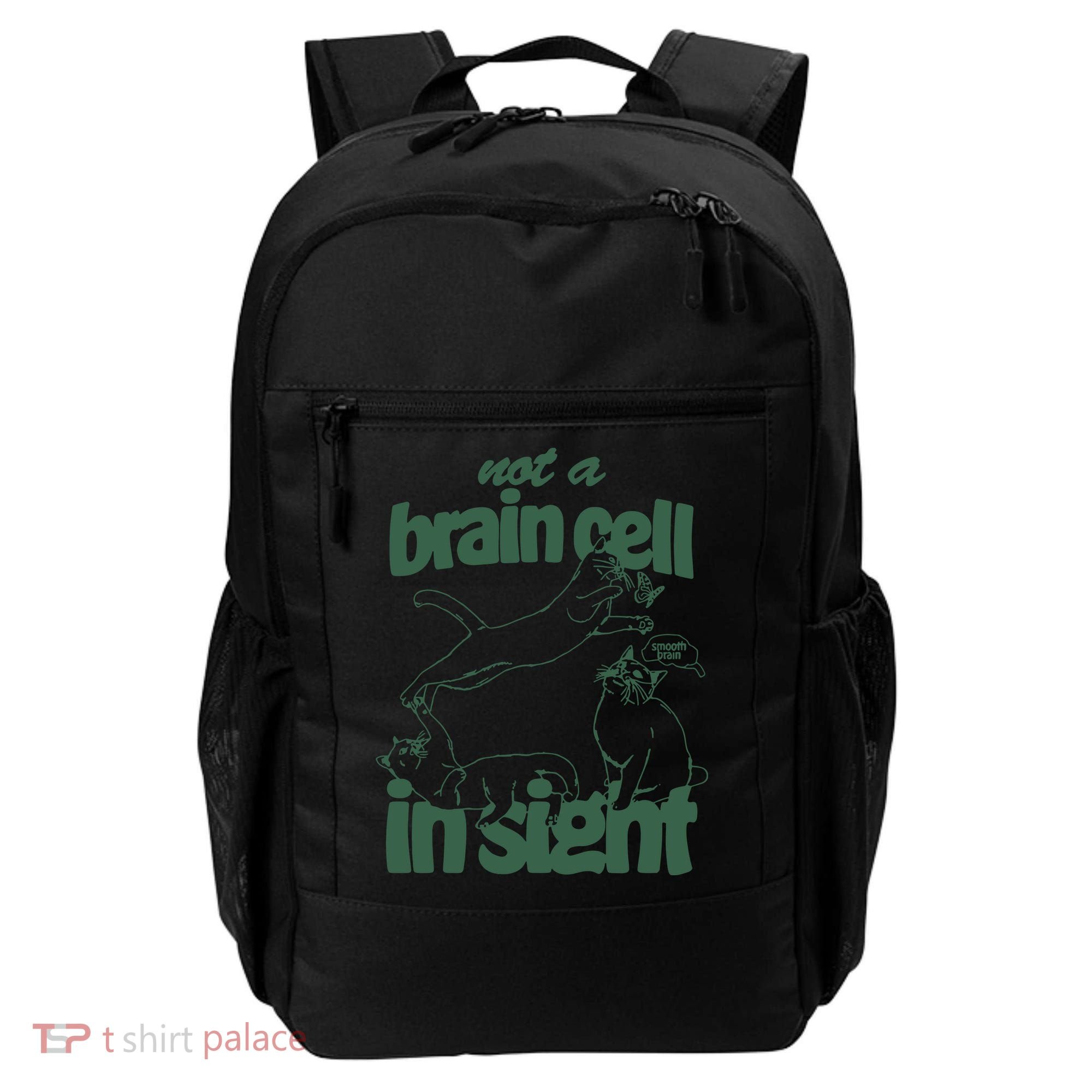 Cat Not A Brain Cell In Sight Backpack