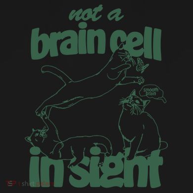 Cat Not A Brain Cell In Sight Tote Bag
