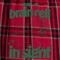 Cat Not A Brain Cell In Sight Women's Flannel Plaid Pajama Pants thumb 2