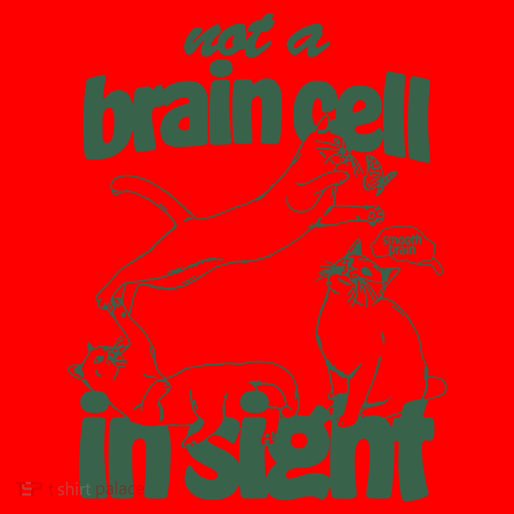 Cat Not A Brain Cell In Sight Santa Hat