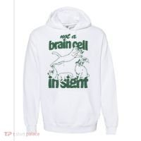 Cat Not A Brain Cell In Sight Comfort Colors Garment-Dyed Hooded Sweatshirt thumb 0