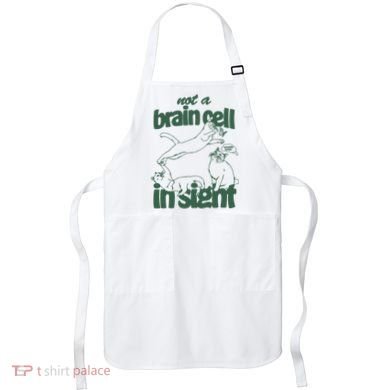 Cat Not A Brain Cell In Sight Apron