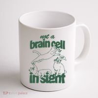 Cat Not A Brain Cell In Sight Coffee Mug thumb 1