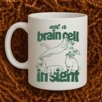 Cat Not A Brain Cell In Sight Coffee Mug thumb 2