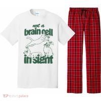 Cat Not A Brain Cell In Sight Pajama Set thumb 0
