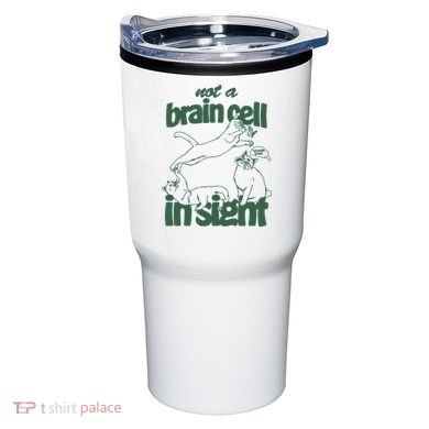 Cat Not A Brain Cell In Sight Tumbler