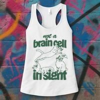Cat Not A Brain Cell In Sight Women's Tank Top thumb 3