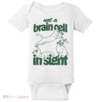 Cat Not A Brain Cell In Sight Baby Bodysuit thumb 0