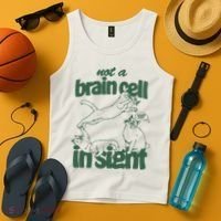 Cat Not A Brain Cell In Sight Tank Top thumb 4