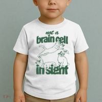 Cat Not A Brain Cell In Sight Toddler T-Shirt thumb 2
