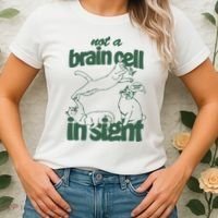 Cat Not A Brain Cell In Sight Women's T-Shirt thumb 2