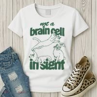 Cat Not A Brain Cell In Sight Women's T-Shirt thumb 3