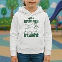 Cat Not A Brain Cell In Sight Kids Hoodie thumb 3
