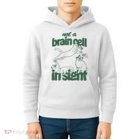 Cat Not A Brain Cell In Sight Kids Hoodie thumb 4