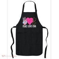 Certified Nursing Assistant Peace Love CNA Nurse Apron thumb 0