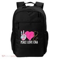 Certified Nursing Assistant Peace Love CNA Nurse Backpack thumb 0