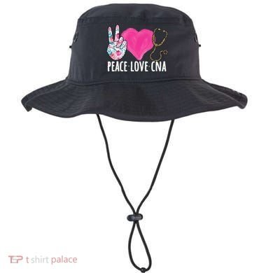 Certified Nursing Assistant Peace Love CNA Nurse Bucket Hat