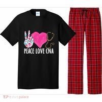 Certified Nursing Assistant Peace Love CNA Nurse Pajama Set thumb 0
