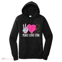 Certified Nursing Assistant Peace Love CNA Nurse Women's Hoodie thumb 0